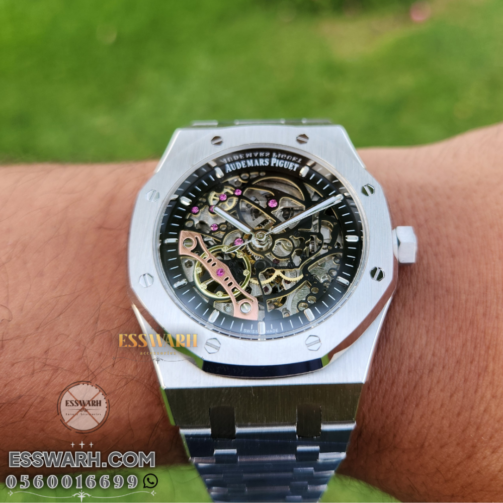 اوديمار بيغيه رويال اوك  - DOUBLE BALANCE WHEEL OPENWORKED