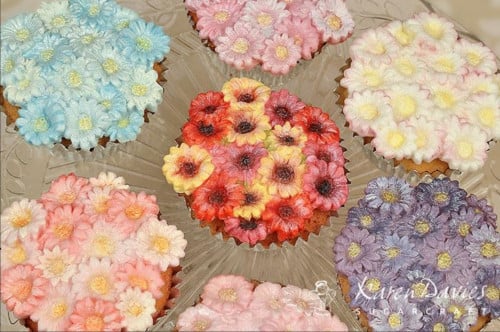 قالب سيليكون Cupcake Top – Daisy