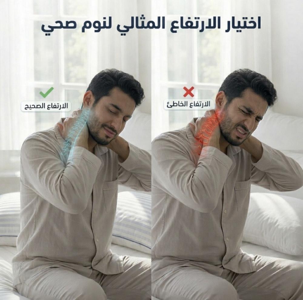 هل ارتفاع المخدة يؤثر على جودة نومك؟