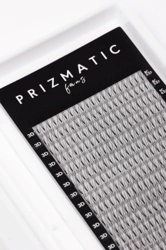 رموش بريزماتك 3D - C or CC , 0.07 مكس أسود (8-14)