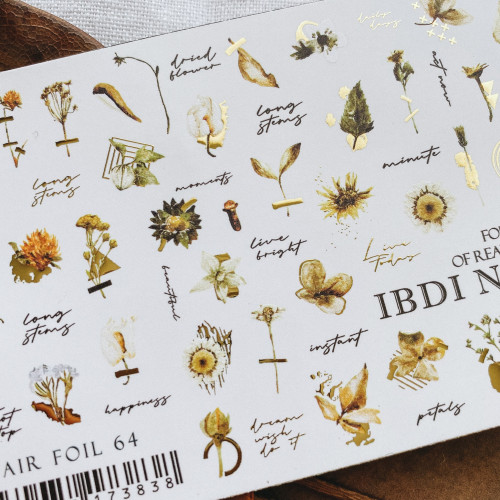 Nail Stickers - Earthy Flowers
