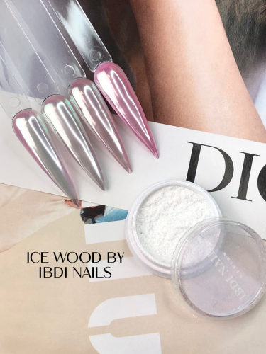 Nail Powder Chrome ICE WOOD