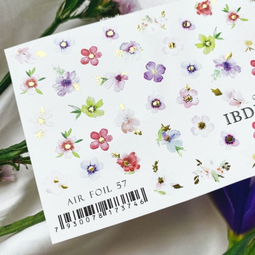 Nail Stickers - Colorful Flowers