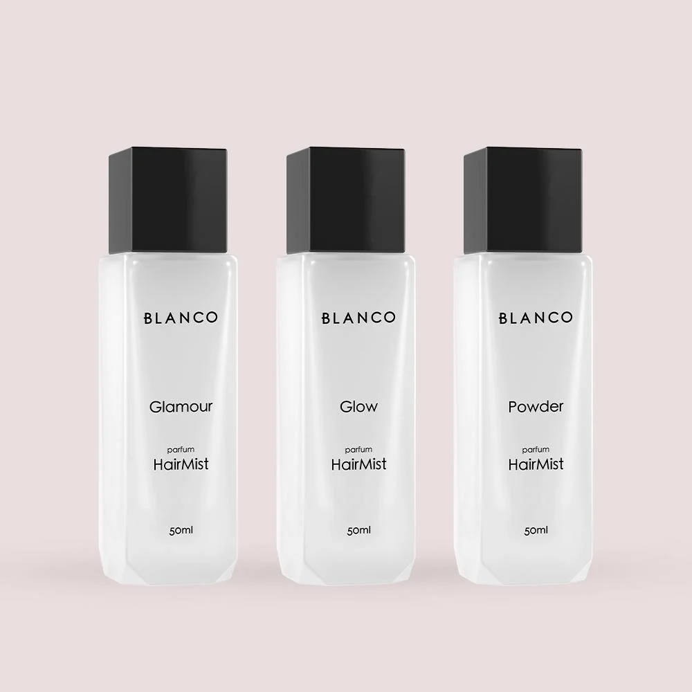 مجموعة عطور الشعر جلو وجلامور وباودر بلانكو - Blanco Hair Mist Collection