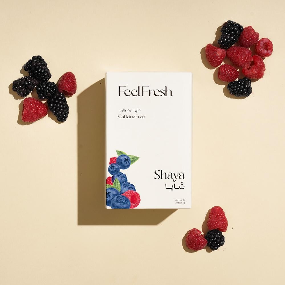 شاي التوت والورد المنعش شايا 20 كيس - Berry and Rose Tea Shaya