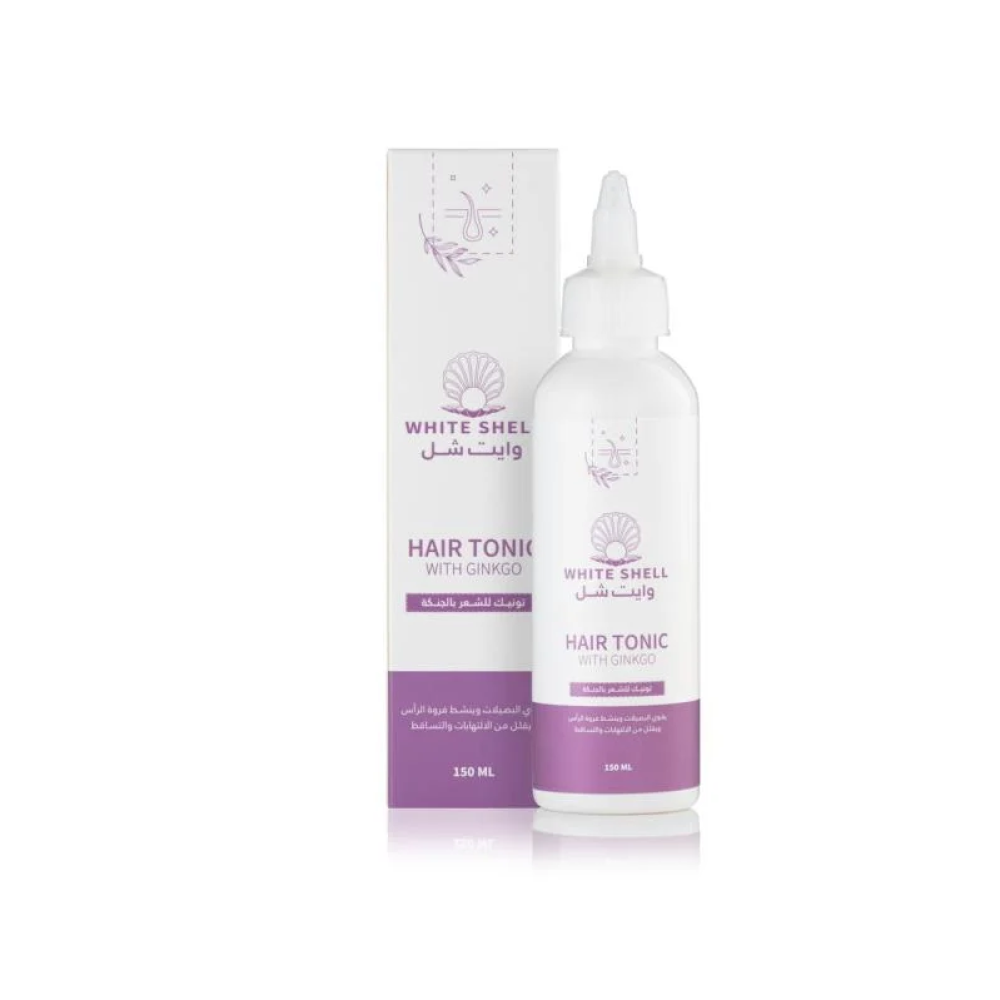 تونيك للشعر بالجنكة وايت شيل - White Shell Ginkgo Hair Tonic