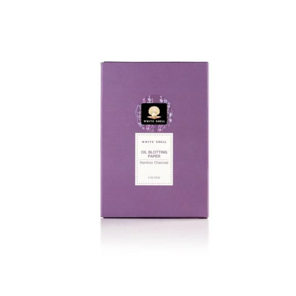 مناديل تنشيف زيوت الوجه 100 قطعة - Oil Blotting Paper White Shell