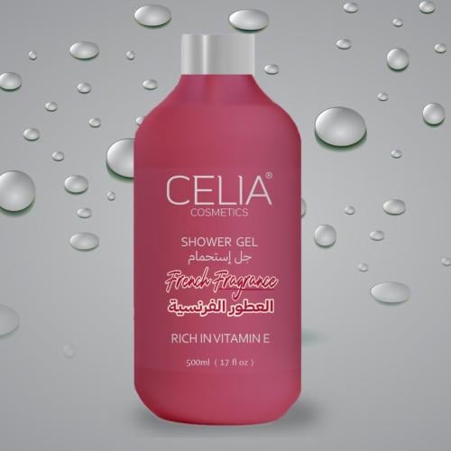 سيليا شاور جل عطور فرنسية 500 مل -Celia Cosmetics...