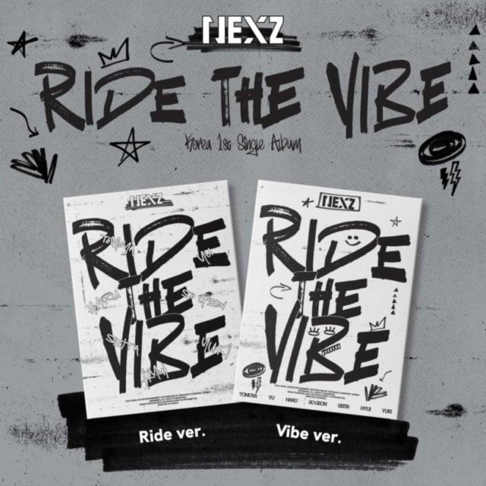 NEXZ - [RIDE THE VIBE] Korea 1st Single Album 2 Version SET