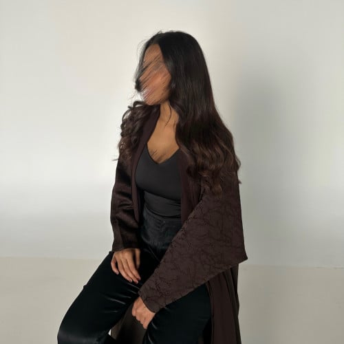 V R BROWN ABAYA