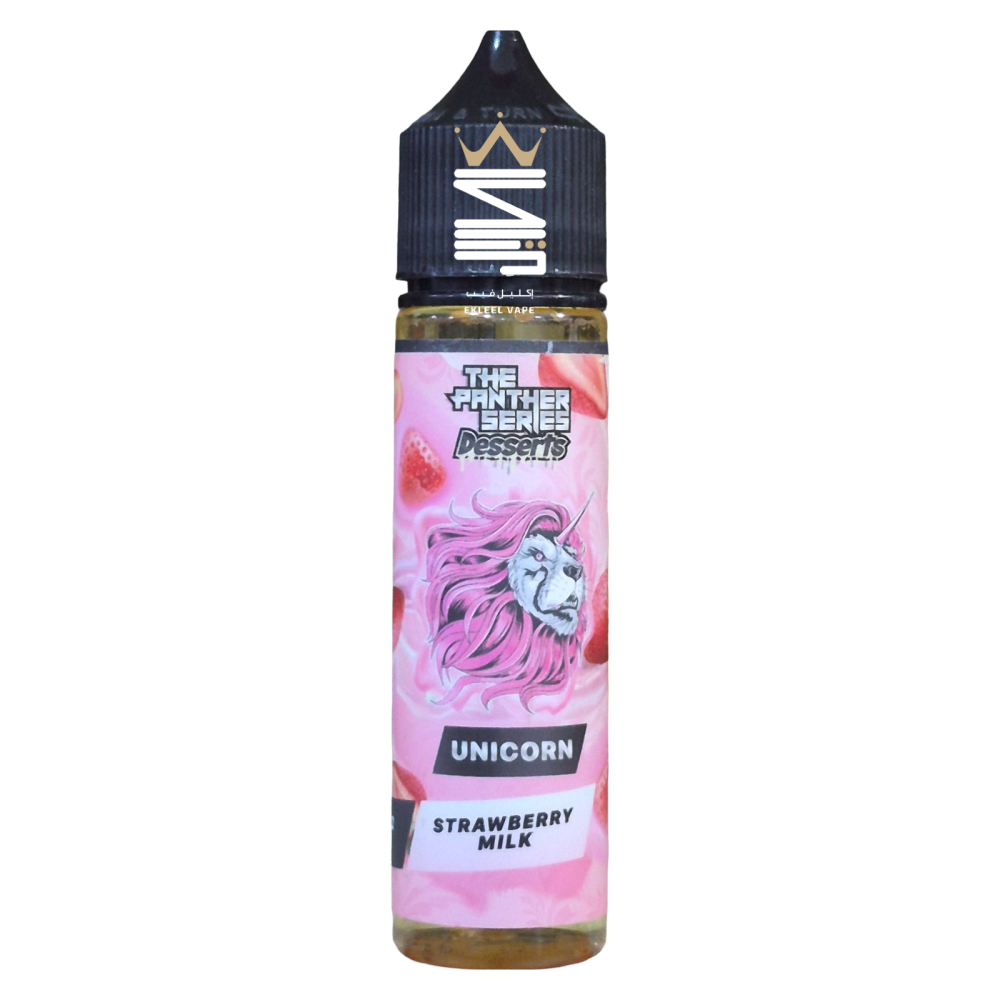 Pink Panther Unicorn Strawberry Milk 60ml Original | EKLEEL VAPE - Ekleel Vape Store Original Flavors and Salt Nic Devices Saudi Arabia Pink Panther Unicorn Strawberry Milk 60ml Original | EKLEEL VAPE - Ekleel Vape Store Original Flavors and Salt Nic Devices Saudi Arabia
