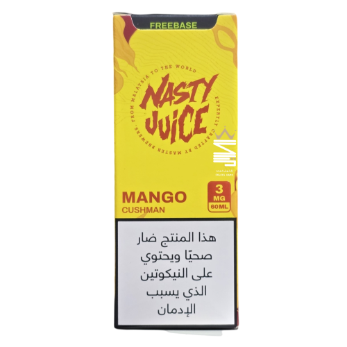 Nasty Cush Man Mango 60ml 3mg 6mg Original | EKLEEL VAPE - Ekleel Vape  Store Original Flavors and Salt Nic Devices Saudi Arabia