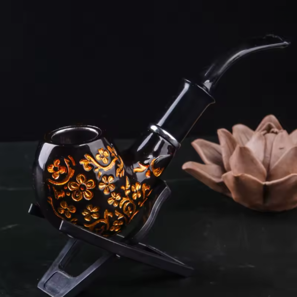 Retro Carved Washable Resin Smoking Pipe | Ekleel Vape - Ekleel Vape Store  Original Flavors and Salt Nic Devices Saudi Arabia