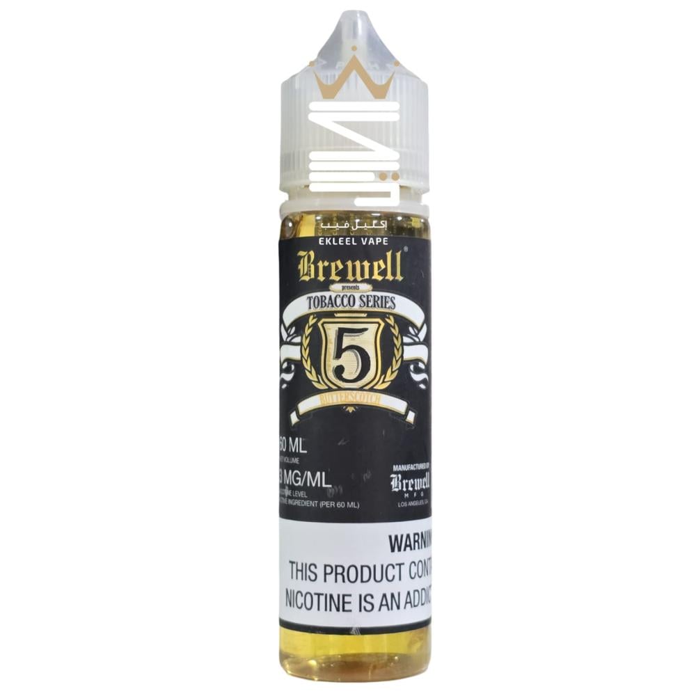Brewell Tobacco Series Butterscotch 60ml 3mg | EKLEEL VAPE - Ekleel Vape  Store Original Flavors and Salt Nic Devices Saudi Arabia