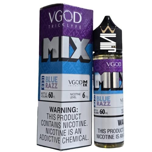 VGOD Blue Razz Iced Mix 60ml 3mg Blue Raspberry Ice EKLEEL VAPE