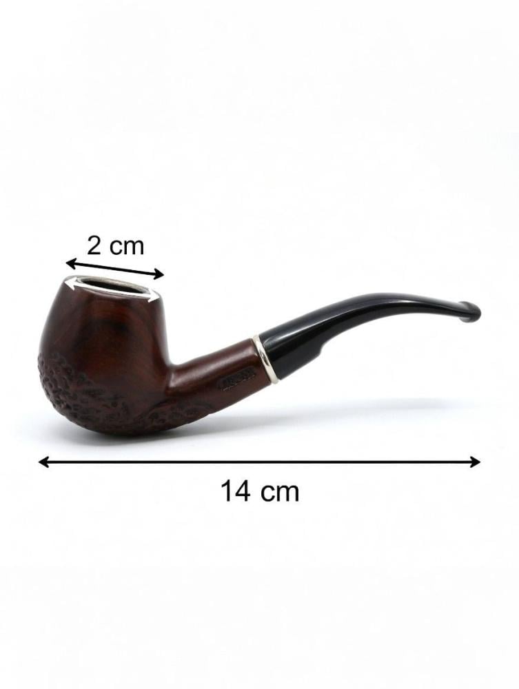 Classic Smoking Pipe Wood 14cm Ekleel Vape