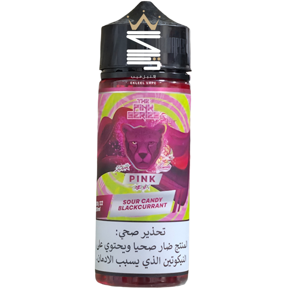 Pink Panther Remix Candy Sour Blackcurrant 120ml EKLEEL VAPE - Ekleel Vape Store Original Flavors and Salt Nic Devices Saudi Arabia Pink Panther Remix Candy Sour Blackcurrant 120ml EKLEEL VAPE - Ekleel Vape Store Original Flavors and Salt Nic Devices Saudi Arabia