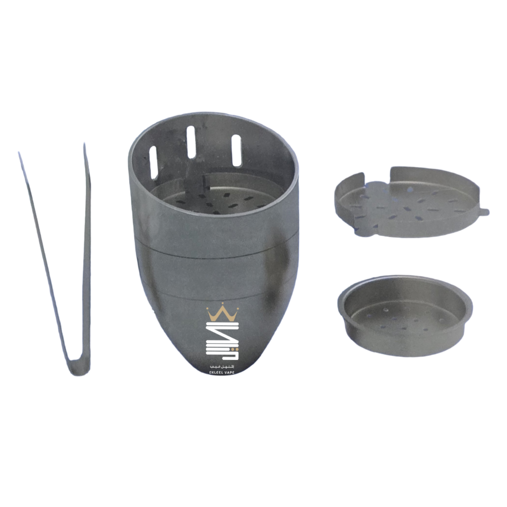 Oval Hookah Bowl with Integrated Heat Management System | EKLEEL VAPE