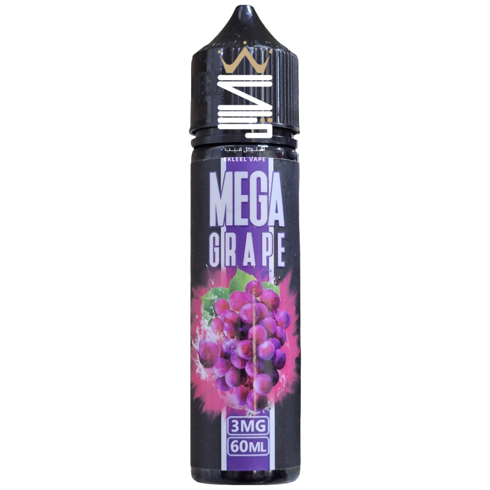 GRAND Mega Grape 60ML 3mg Ekleel Vape - Ekleel Vape Store Original Flavors and Salt Nic Devices Saudi Arabia GRAND Mega Grape 60ML 3mg Ekleel Vape - Ekleel Vape Store Original Flavors and Salt Nic Devices Saudi Arabia