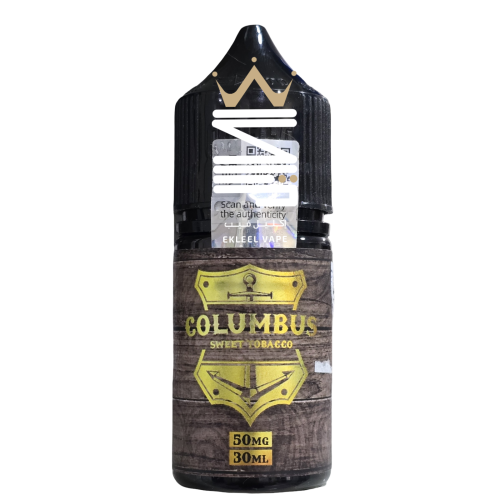 Grand Mega Columbus Sweet Tobacco 30ml | Ekleel Vape - Ekleel Vape Store Original Flavors and Salt Nic Devices Saudi Arabia Grand Mega Columbus Sweet Tobacco 30ml | Ekleel Vape - Ekleel Vape Store Original Flavors and Salt Nic Devices Saudi Arabia