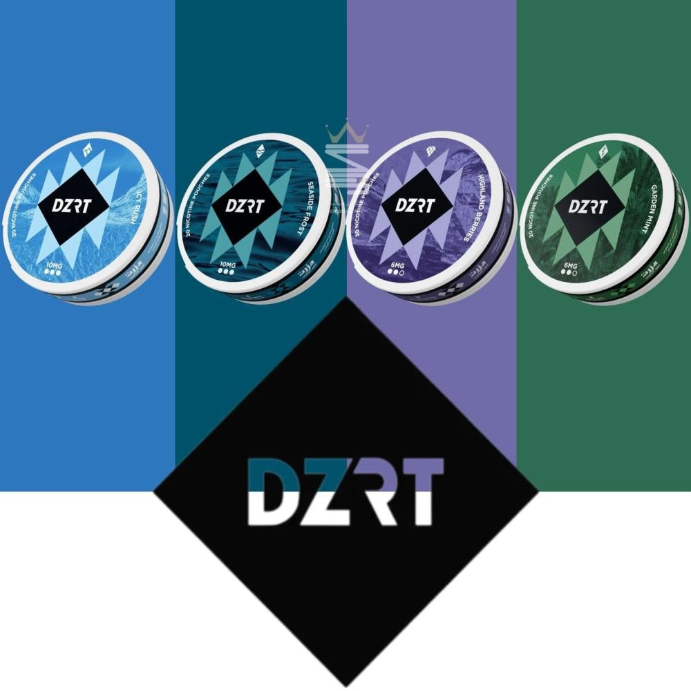 دزرت DZRT – أظرف نيكوتين خالية من التبغ | متوفرة في الجبيل والدمام