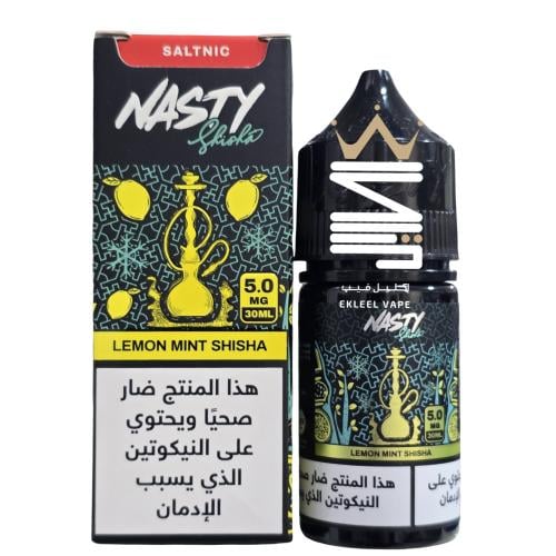 NASTY LEMON MINT SHISHA 30ml SALT NICOTINE EKLEEL VAPE - Ekleel Vape Store Original Flavors and Salt Nic Devices Saudi Arabia NASTY LEMON MINT SHISHA 30ml SALT NICOTINE EKLEEL VAPE - Ekleel Vape Store Original Flavors and Salt Nic Devices Saudi Arabia