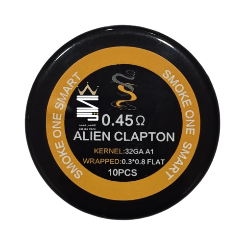 Alien Clapton Coils 0.45 ohm (10 Pack) | EKLEEL VAPE - Ekleel Vape Store  Original Flavors and Salt Nic Devices Saudi Arabia