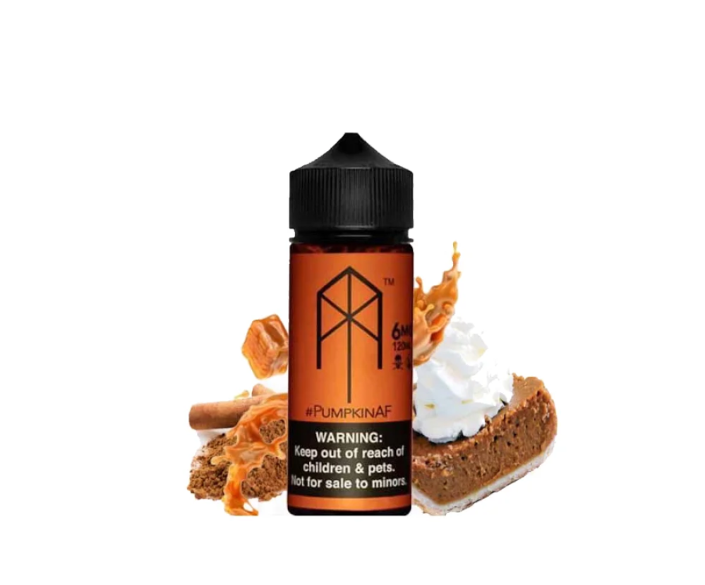 MTERK Pumpkin AF 120ml 3mg Pumpkin Pie Butterscotch EKLEEL VAPE - Ekleel  Vape Store Original Flavors and Salt Nic Devices Saudi Arabia