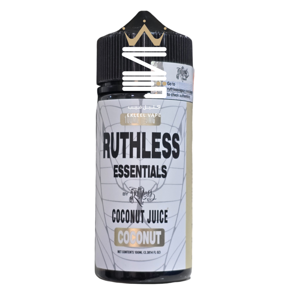 turn vape flavors Ruthless Coconut 100ml 3MG EKLEEL VAPE