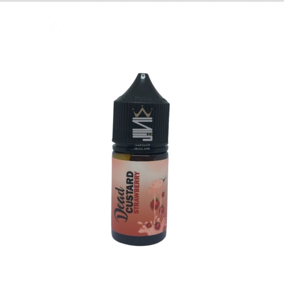 Juicy Dead Strawberry Custard 30ml 30-50mg Salt Nic | EKLEEL VAPE - Ekleel  Vape Store Original Flavors and Salt Nic Devices Saudi Arabia