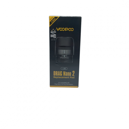 voopoo drag nano replacement pods VOOPOO Drag Nano 2 Replacement Pods - 6 Pack main image 0