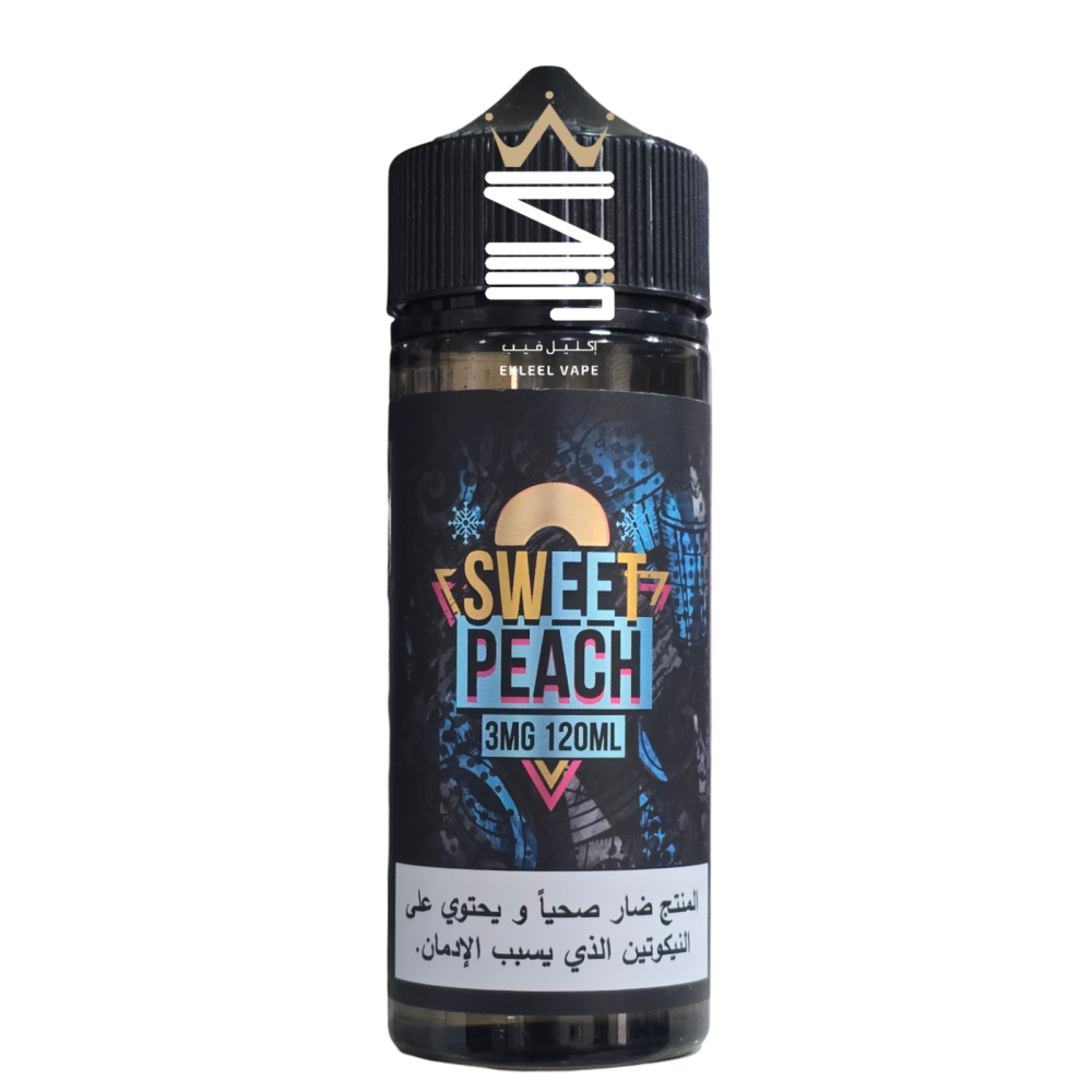 SamsVape Sweet Peach Frozen 120ml 3mg Fruity Ice EKLEEL VAPE - Ekleel Vape  Store Original Flavors and Salt Nic Devices Saudi Arabia