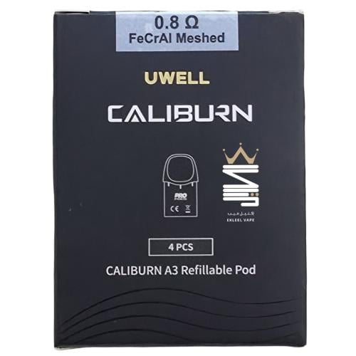 Uwell Caliburn A3 Pod 0.8 1.0 Replacement Saudi Ekleel Vape - Ekleel Vape  Store Original Flavors and Salt Nic Devices Saudi Arabia