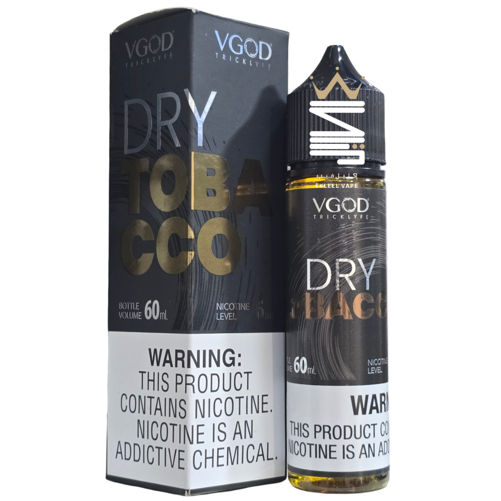 dry tobacco vgod VGOD Dry Tobacco 60ml Multiple Nicotine Options EKLEEL VAPE
