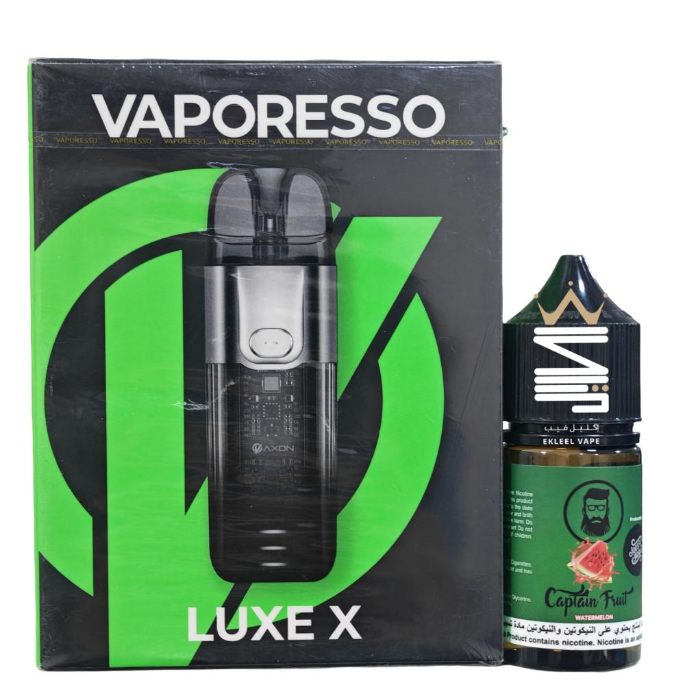vaporesso luxe x salt nic Vaporesso LUXE X Pod Kit - Giant Vapes main image 1