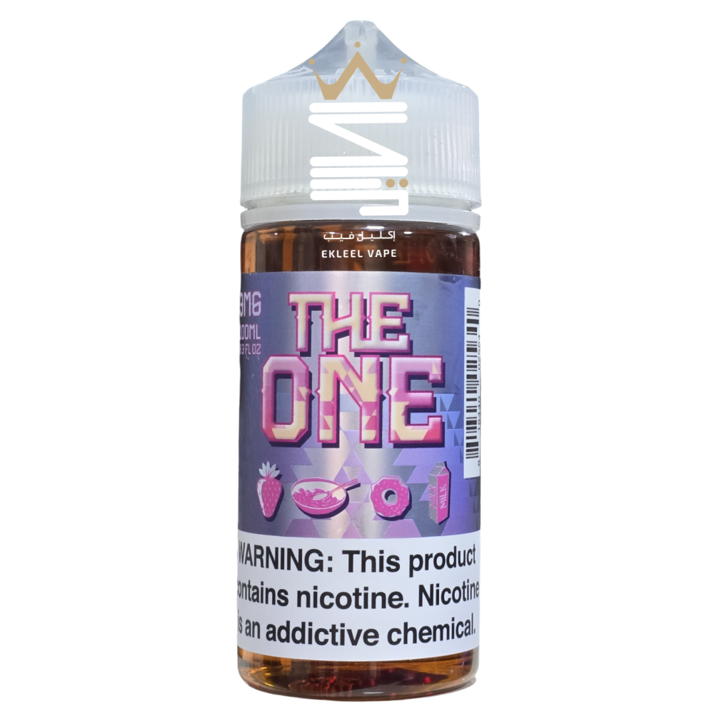 The One Strawberry Cereal Donut Milk 100ml 3mg | EKLEEL VAPE - Ekleel Vape  Store Original Flavors and Salt Nic Devices Saudi Arabia