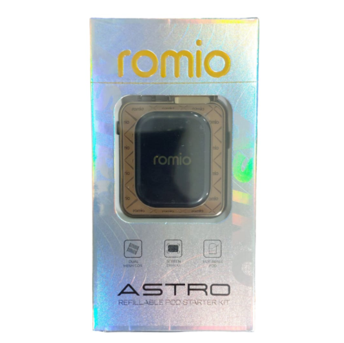 Romio Astro 30W Smart Pod 1200mAh EKLEEL VAPE - Ekleel Vape Store Original Flavors and Salt Nic Devices Saudi Arabia Romio Astro 30W Smart Pod 1200mAh EKLEEL VAPE - Ekleel Vape Store Original Flavors and Salt Nic Devices Saudi Arabia