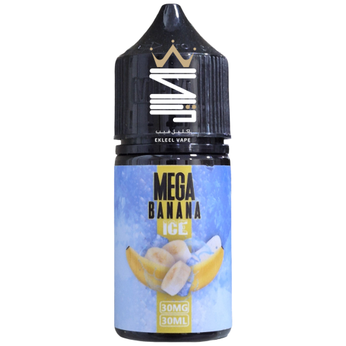 Grand Mega Banana Ice 30ml 30mg 50mg | Ekleel Vape - Ekleel Vape Store  Original Flavors and Salt Nic Devices Saudi Arabia