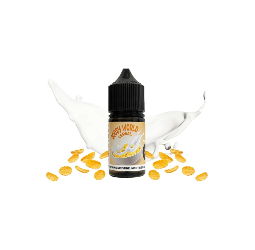 Juicy World Corn Flakes Salt Nic 30ml 30/50mg | EKLEEL VAPE - Ekleel Vape  Store Original Flavors and Salt Nic Devices Saudi Arabia