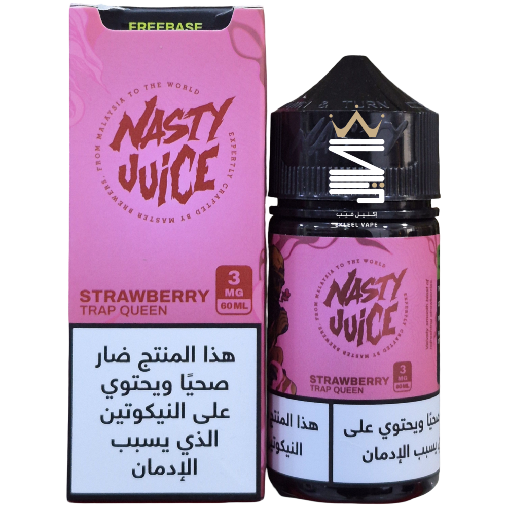 Trap Queen Strawberry 60ml Nasty Juice Ekleel Vape