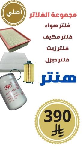 مجموعة فلاتر هنتر أصلي