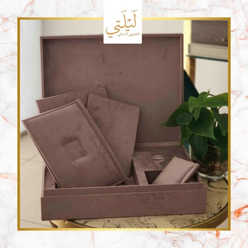 طباعة بكج البوم خامة مخمل موف 38*25