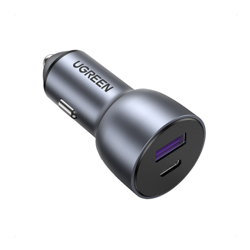 شاحن سيارة يوجرين  مخرج PD ومخرج  USB بقوة 52 واط
