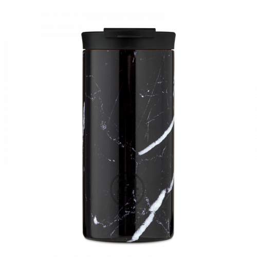 TRAVEL TUMBLER  BLACK MARBLE