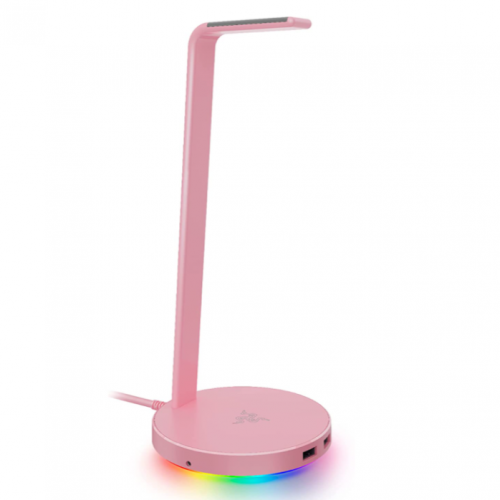 قاعدة ريزر الاصدار الثاني للسماعات وردي