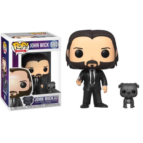 POP and Buddy John Wick John Black Suit wDog