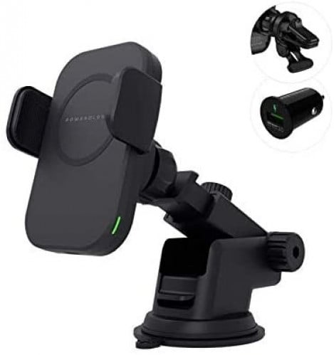 Powerology Fast Wireless Magsafe Mount 15W Black