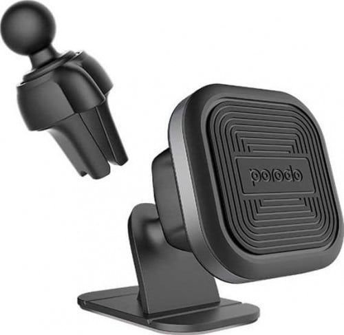 حامل جوال بورودو للسيارة للمكيف أسود