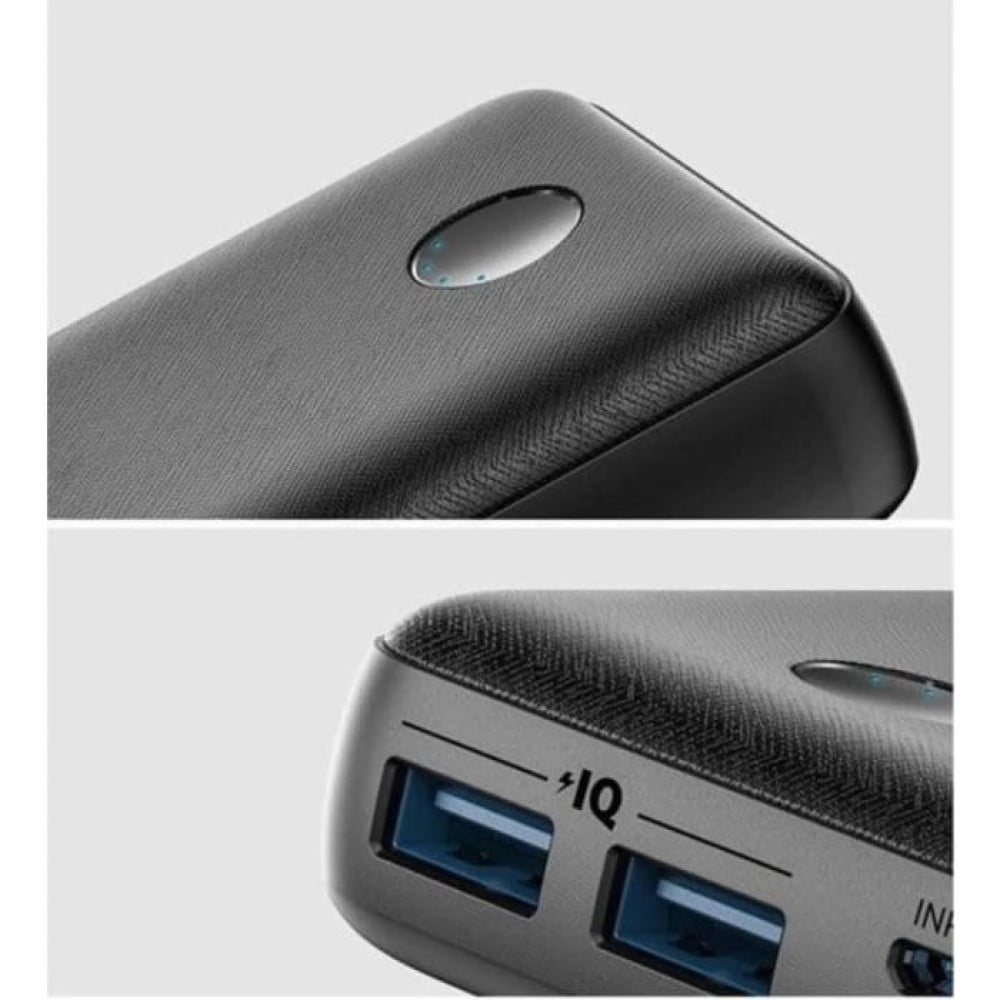 شاحن متنقل أنكر باور كور 20000 سيليكت مخرجين بتقنية IQ أسود