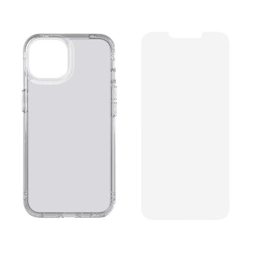 بكج تيك 21 الحماية الكاملة غطاء شفاف و حامي شاشة للايفون 14 برو ماكس